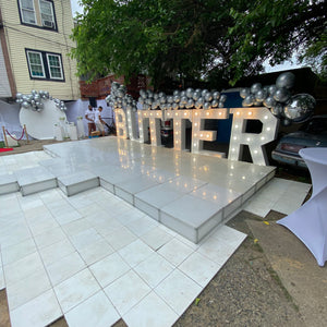 5' White Marquee (Letter &/or Number)